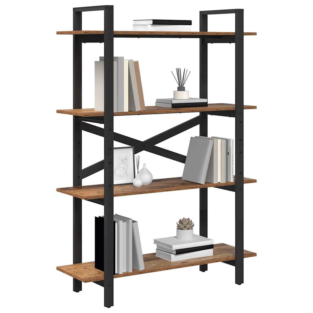 Bücherregal Altholz 100 x 33,5 x 140 cm Holzwerkstoff