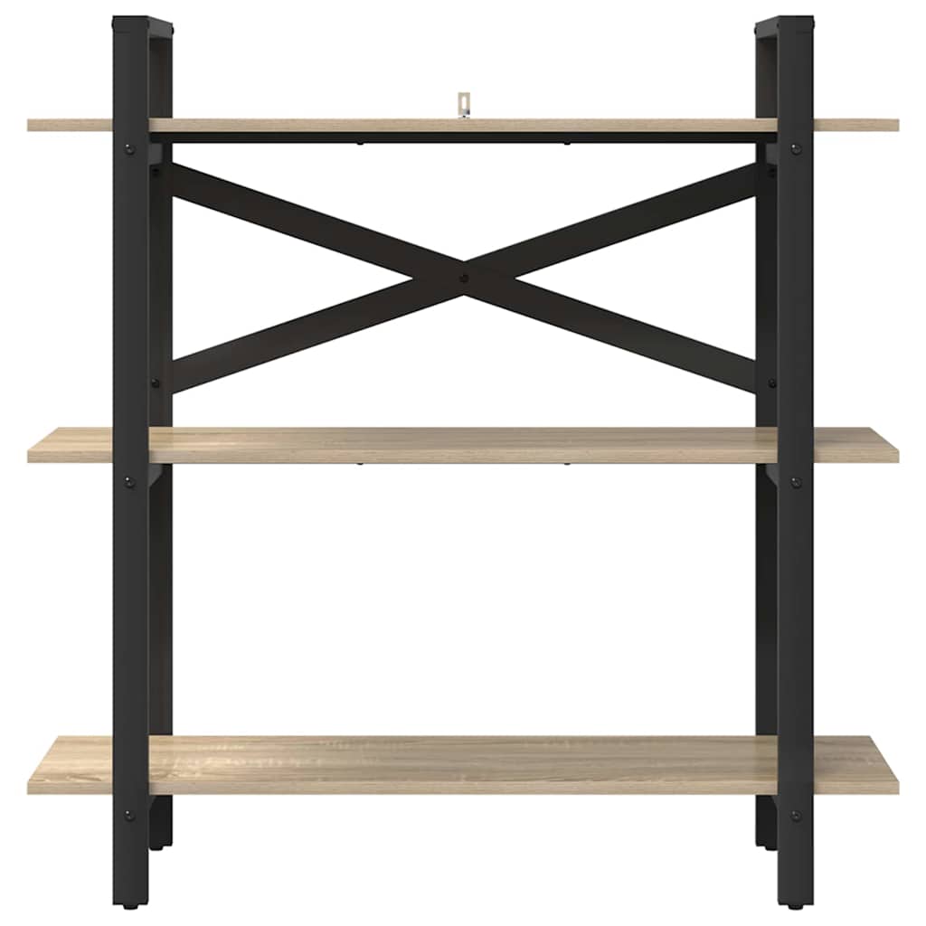 Bücherregal Sonoma-Eiche 100 x 33,5 x 102 cm Holzwerkstoff