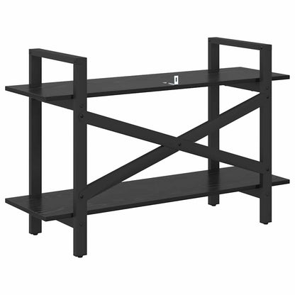 Bücherregal 2 Ebenen 100 x 33,5 x 64 cm Holzwerkstoff