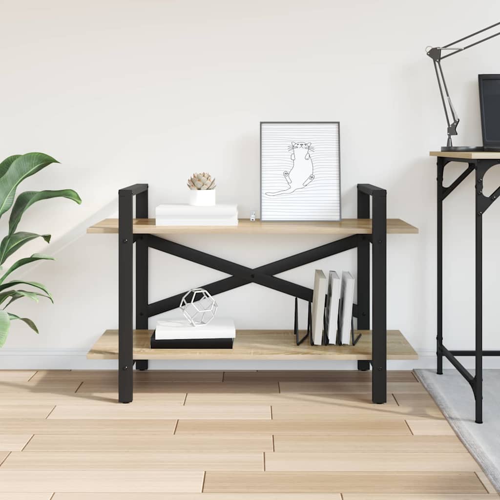 Bücherregal Sonoma-Eiche 100 x 33,5 x 64 cm Holzwerkstoff