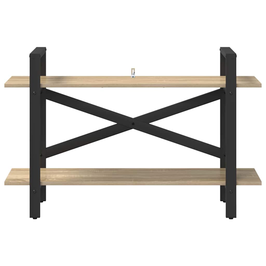 Bücherregal Sonoma-Eiche 100 x 33,5 x 64 cm Holzwerkstoff