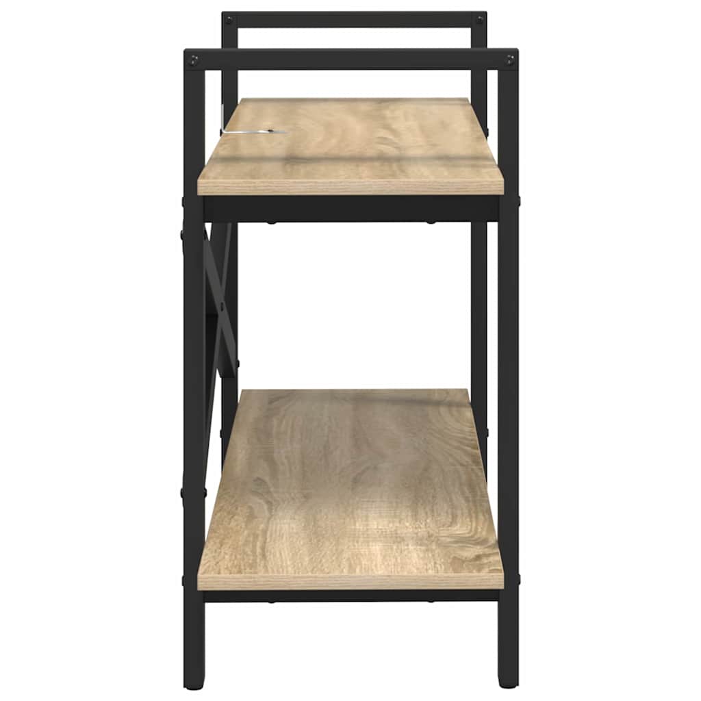 Bücherregal Sonoma-Eiche 100 x 33,5 x 64 cm Holzwerkstoff