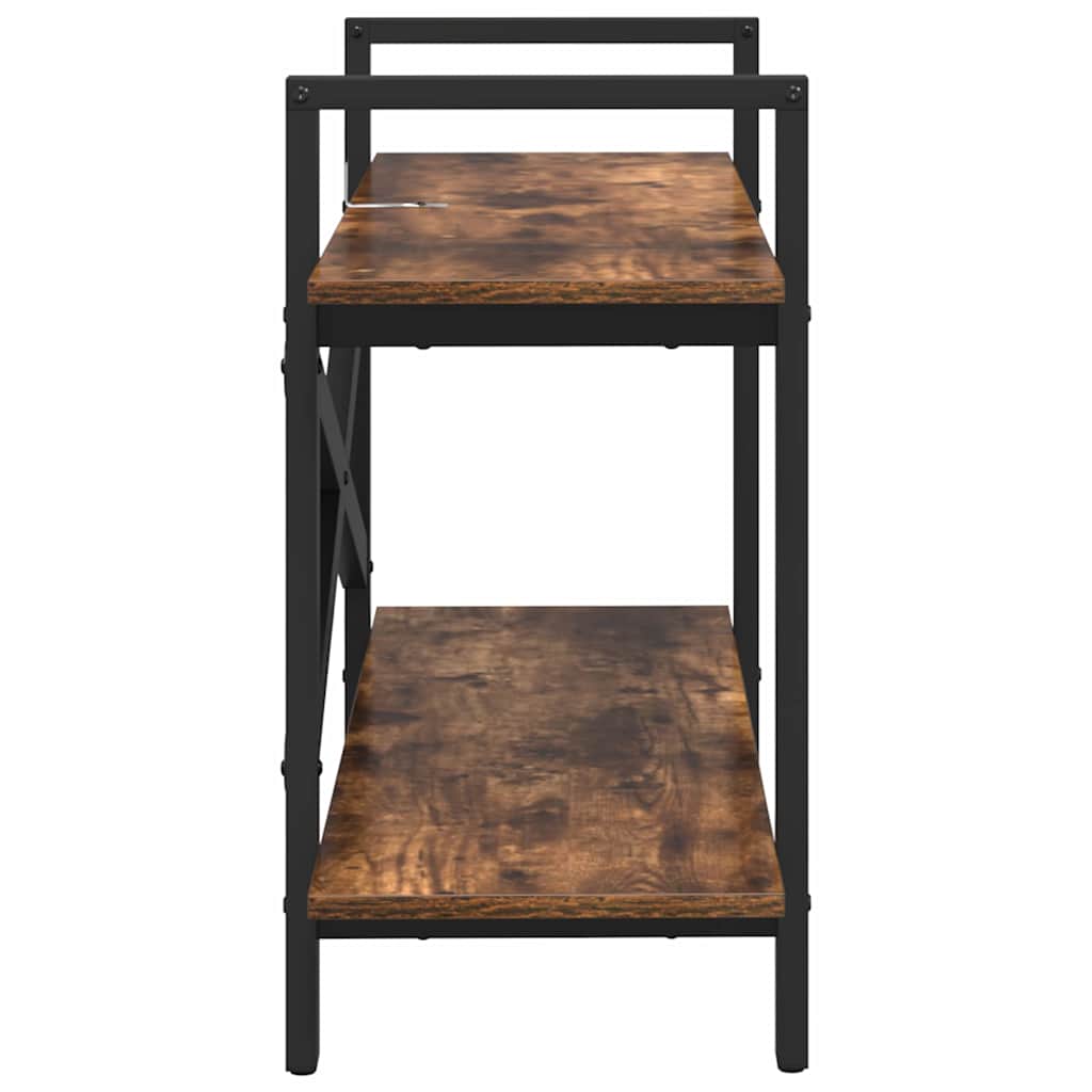 Bücherregal Geräucherte Eiche 100 x 33,5 x 64 cm Holzwerkstoff