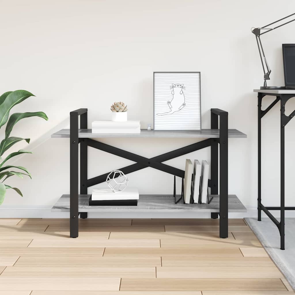 Bücherregal Graues Sonoma 100 x 33,5 x 64 cm Holzwerkstoff