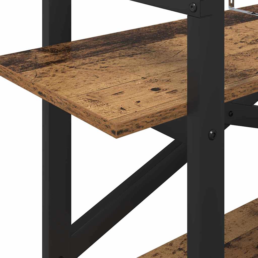 Bücherregal Altholz 100 x 33,5 x 64 cm Holzwerkstoff