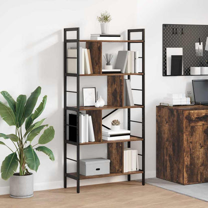 Bücherregal 9 Ebenen 75 x 30 x 156 cm Holzwerkstoff