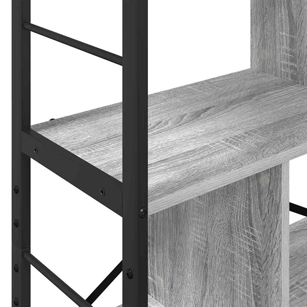 Bücherregal Graues Sonoma 75 x 30 x 156 cm Holzwerkstoff