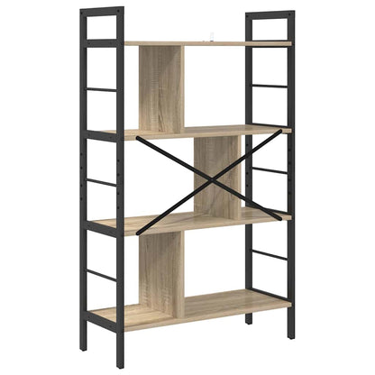 Bücherregal 7 Ebenen 75 x 30 x 123,5 cm Holzwerkstoff