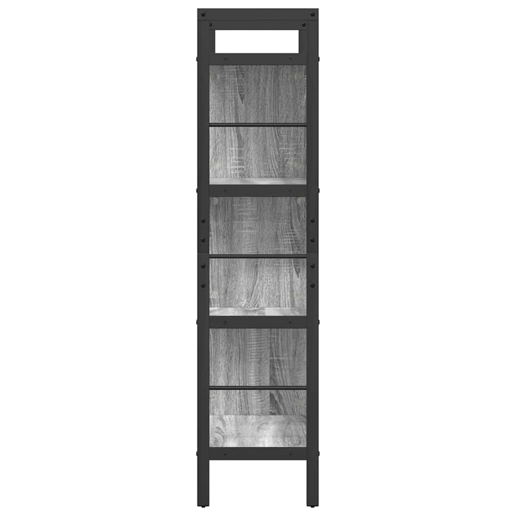 Bücherregal Graues Sonoma 75 x 30 x 123,5 cm Holzwerkstoff