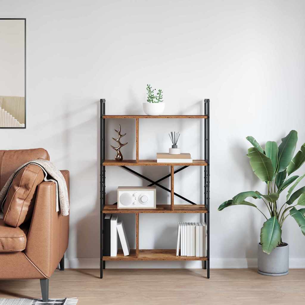 Bücherregal Altholz 75 x 30 x 123,5 cm Holzwerkstoff