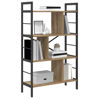 Bücherregal 7 Ebenen 75 x 30 x 123,5 cm Holzwerkstoff
