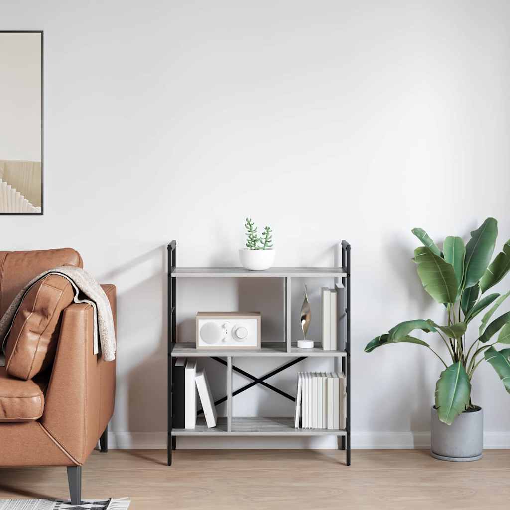 Bücherregal Graues Sonoma 75 x 30 x 91 cm Holzwerkstoff