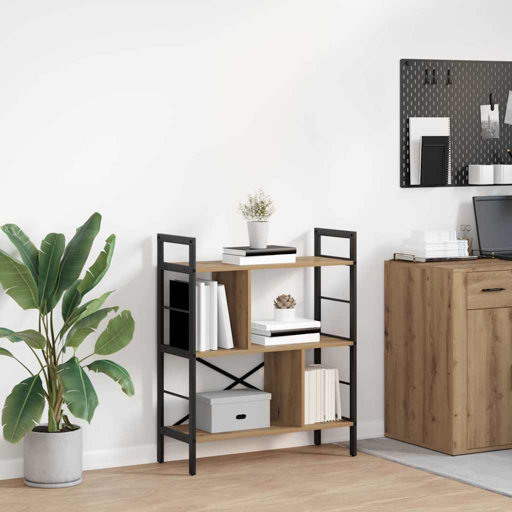 Bücherregal Artisan-Eiche 75 x 30 x 91 cm Holzwerkstoff