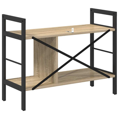 Bücherregal 3 Ebenen 75 x 30 x 58,5 cm Holzwerkstoff
