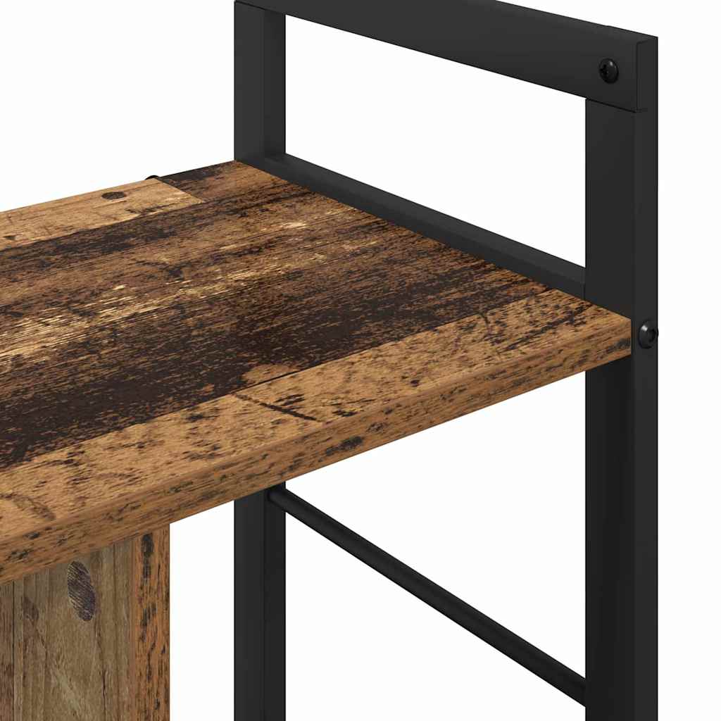 Bücherregal Altholz 75 x 30 x 58,5 cm Holzwerkstoff