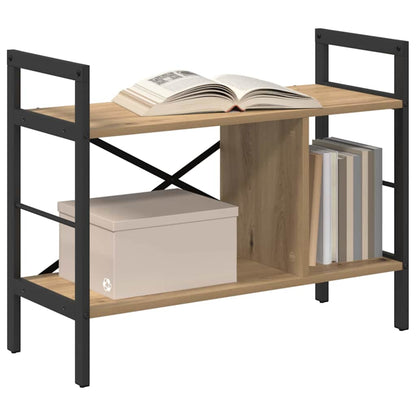 Bücherregal 3 Ebenen 75 x 30 x 58,5 cm Holzwerkstoff