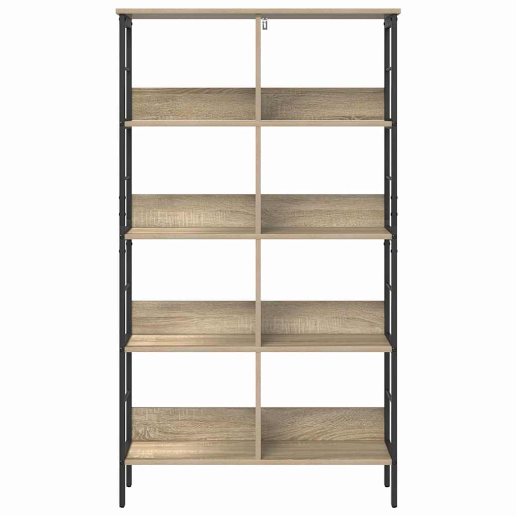 Bücherregal Sonoma-Eiche 82 x 32 x 144,5 cm Holzwerkstoff