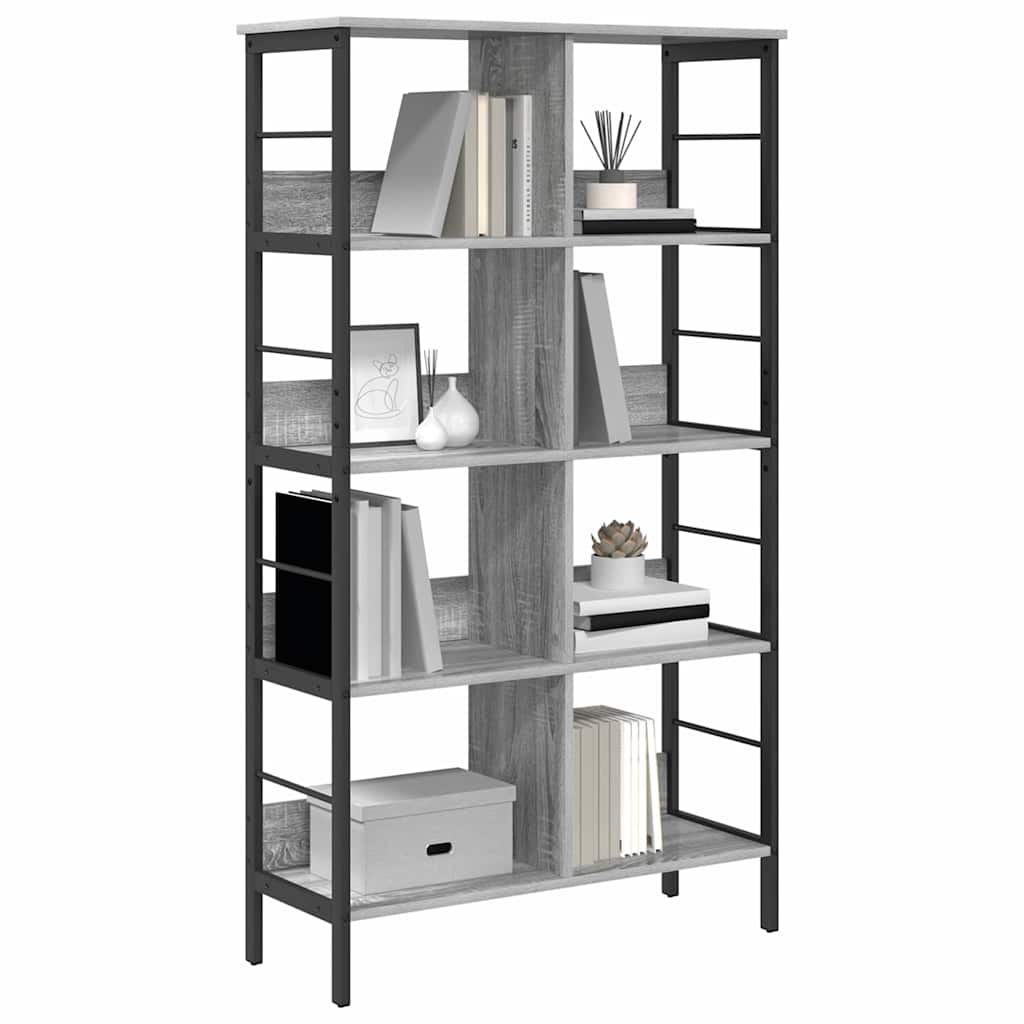 Bücherregal Graues Sonoma 82 x 32 x 144,5 cm Holzwerkstoff