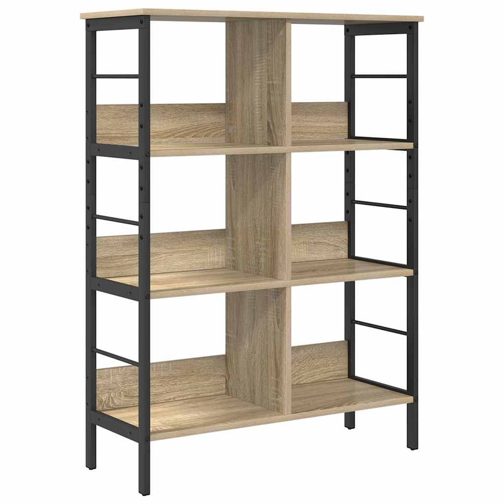 Bücherregal Sonoma-Eiche 82 x 32 x 112 cm Holzwerkstoff