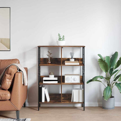 Bücherregal 6 Ebenen 82 x 32 x 112 cm Holzwerkstoff