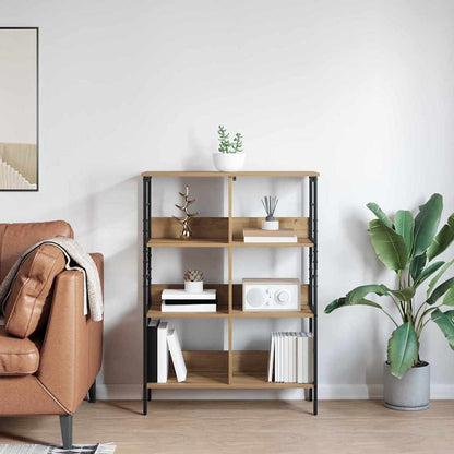 Bücherregal 6 Ebenen 82 x 32 x 112 cm Holzwerkstoff