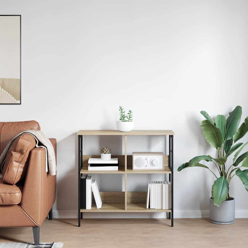 Bücherregal Sonoma-Eiche 82 x 32 x 79 cm Holzwerkstoff