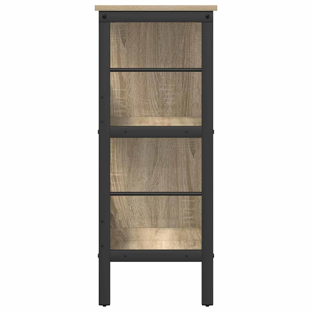 Bücherregal Sonoma-Eiche 82 x 32 x 79 cm Holzwerkstoff