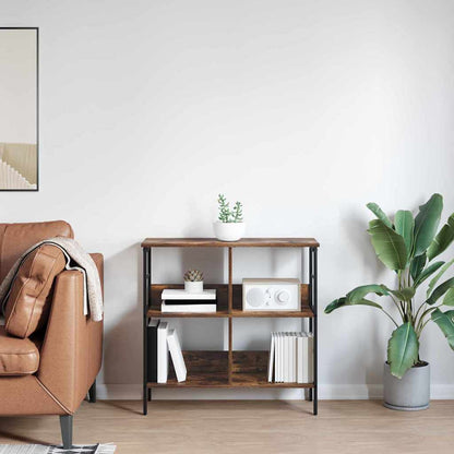 Bücherregal 4 Ebenen 82 x 32 x 79 cm Holzwerkstoff