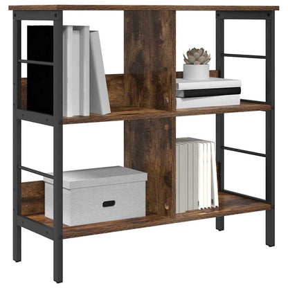 Bücherregal 4 Ebenen 82 x 32 x 79 cm Holzwerkstoff