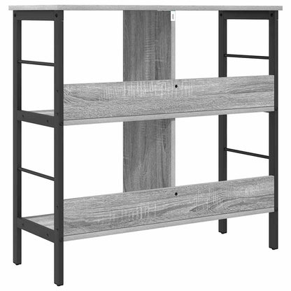 Bücherregal 4 Ebenen 82 x 32 x 79 cm Holzwerkstoff