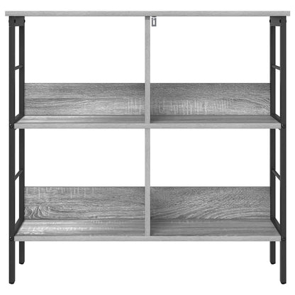 Bücherregal 4 Ebenen 82 x 32 x 79 cm Holzwerkstoff