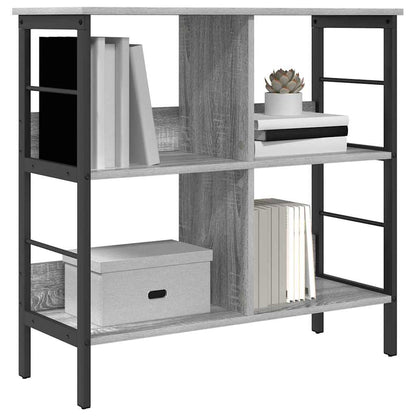 Bücherregal 4 Ebenen 82 x 32 x 79 cm Holzwerkstoff