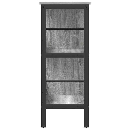 Bücherregal 4 Ebenen 82 x 32 x 79 cm Holzwerkstoff