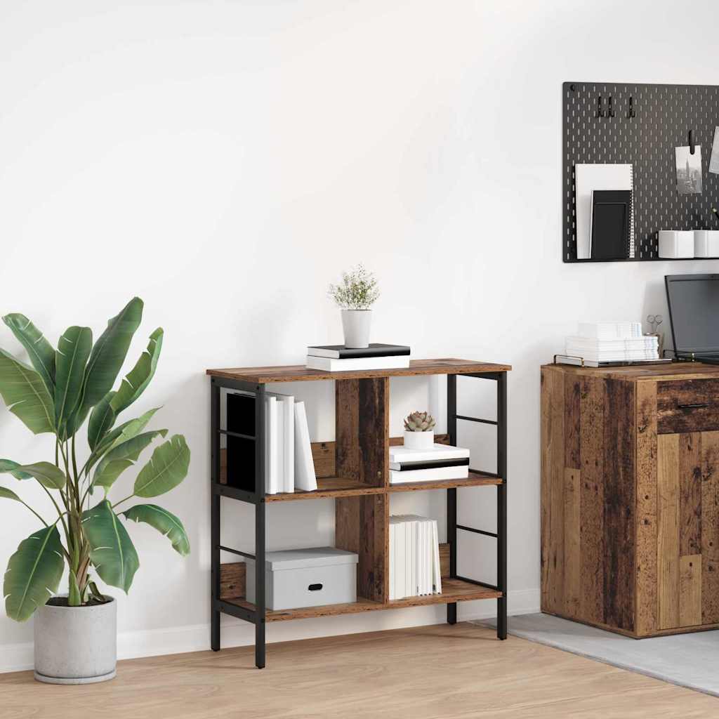 Bücherregal Altholz 82 x 32 x 79 cm Holzwerkstoff