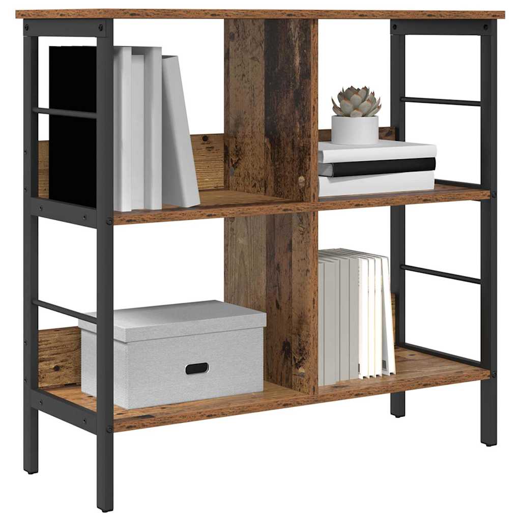 Bücherregal Altholz 82 x 32 x 79 cm Holzwerkstoff