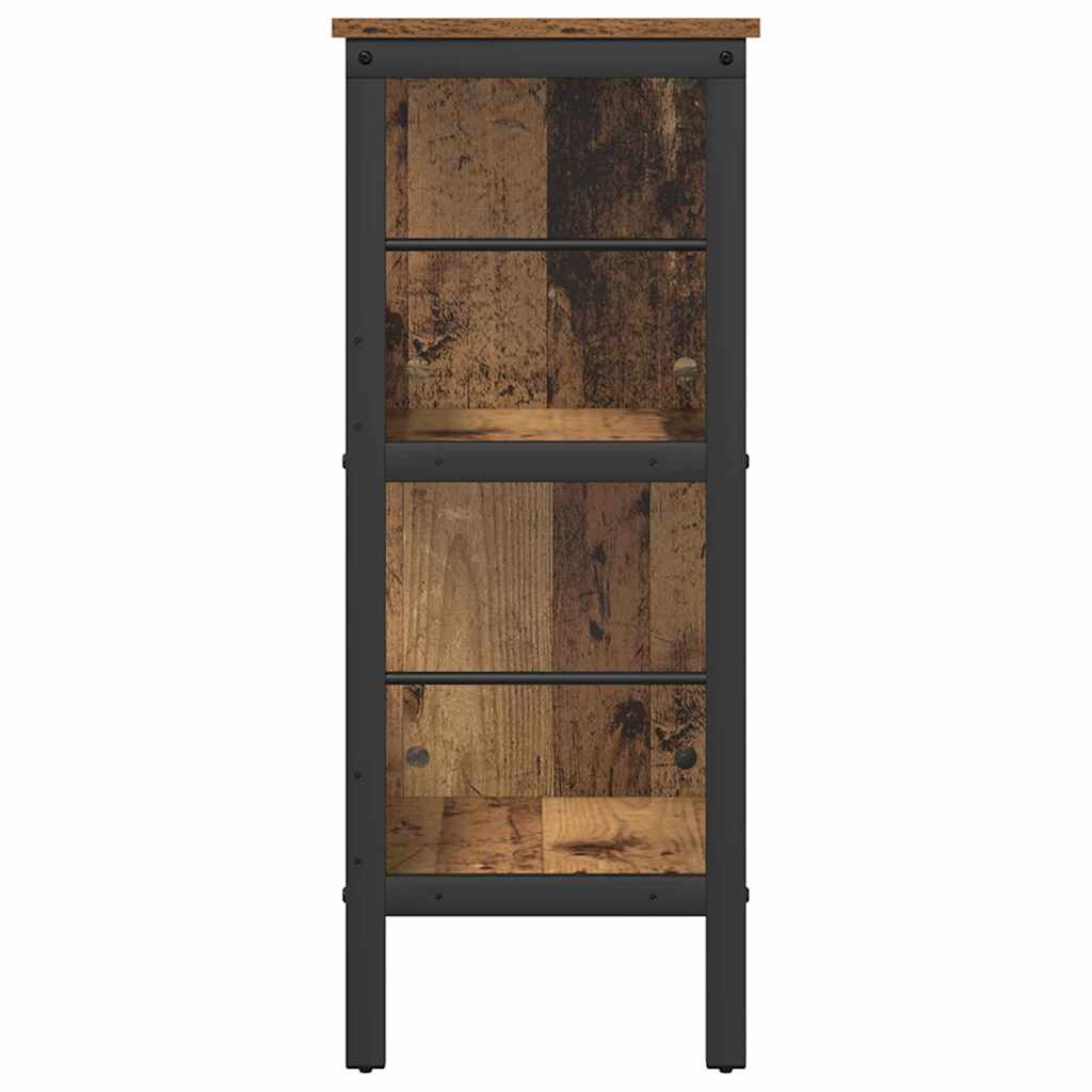 Bücherregal Altholz 82 x 32 x 79 cm Holzwerkstoff