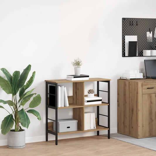 Bücherregal Artisan-Eiche 82 x 32 x 79 cm Holzwerkstoff