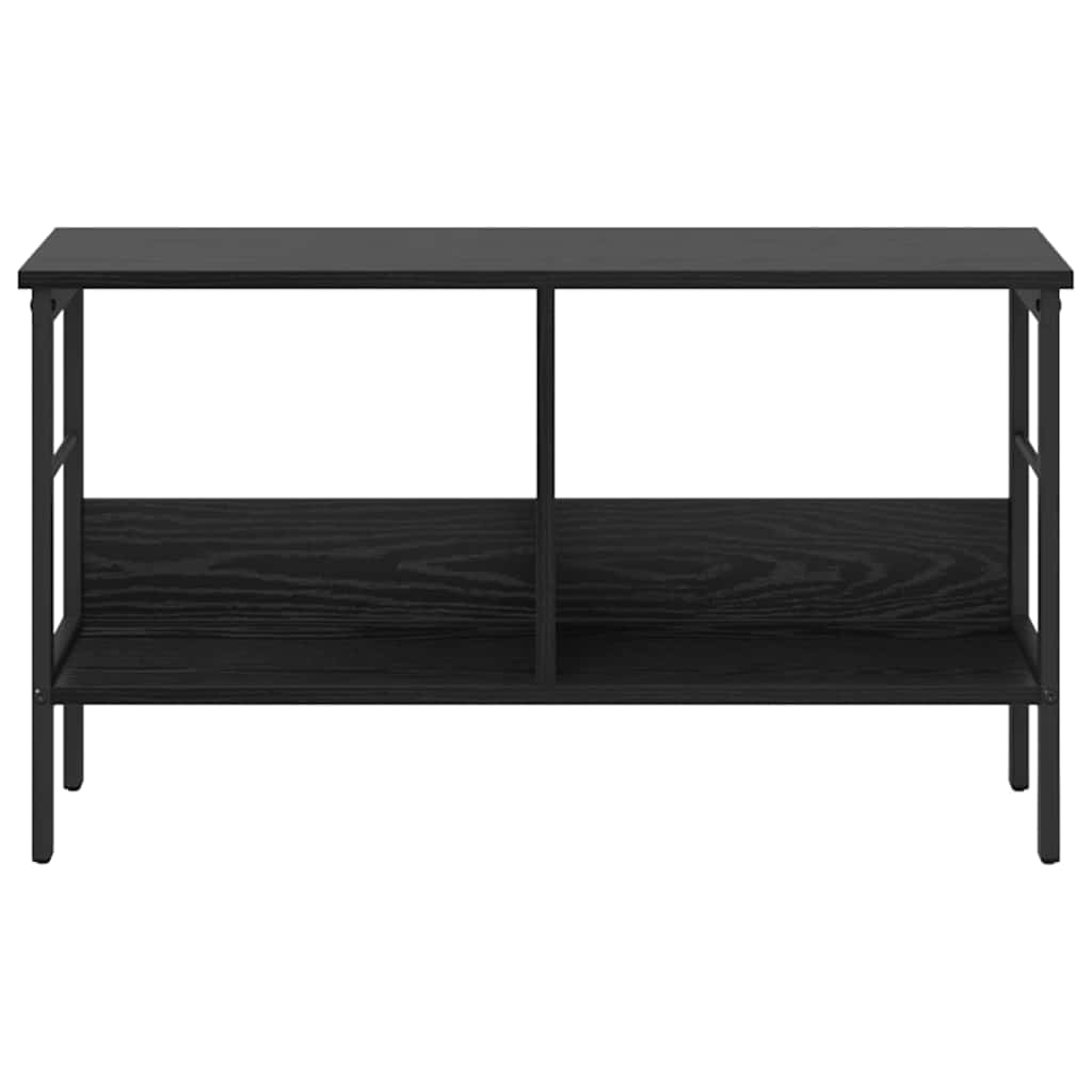 Bücherregal Schwarz Eichen-Optik 82 x 32 x 47 cm Holzwerkstoff