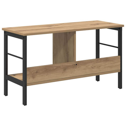 Bücherregal 2 Ebenen 82 x 32 x 47 cm Holzwerkstoff