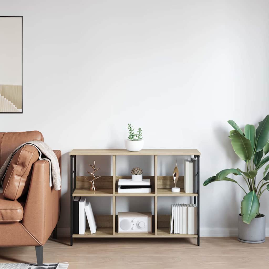 Bücherregal Sonoma-Eiche 102 x 32 x 72,5 cm Holzwerkstoff