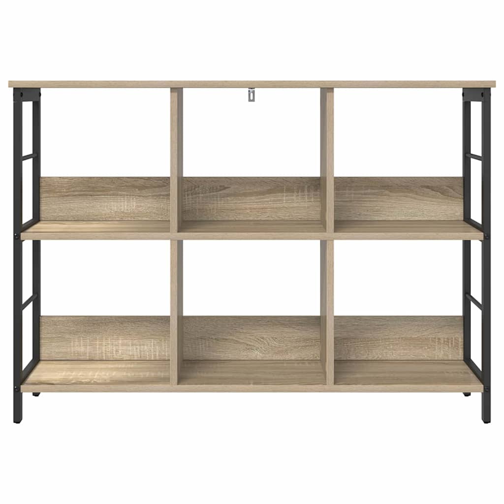 Bücherregal Sonoma-Eiche 102 x 32 x 72,5 cm Holzwerkstoff