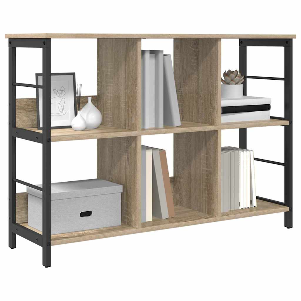 Bücherregal Sonoma-Eiche 102 x 32 x 72,5 cm Holzwerkstoff