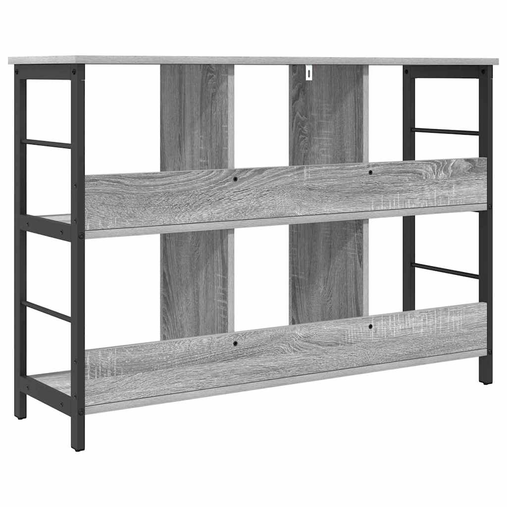 Bücherregal Graues Sonoma 102 x 32 x 72,5 cm Holzwerkstoff