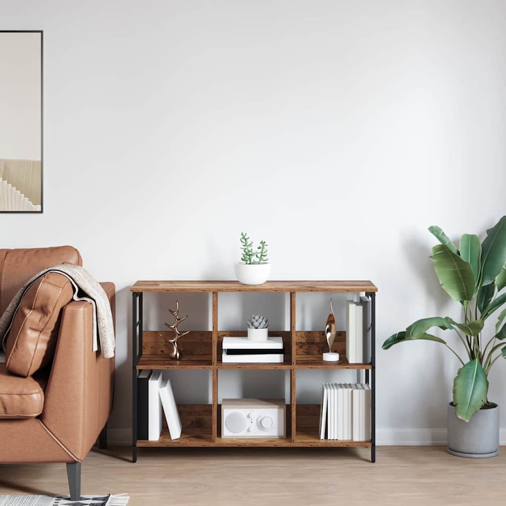 Bücherregal Altholz 102 x 32 x 72,5 cm Holzwerkstoff