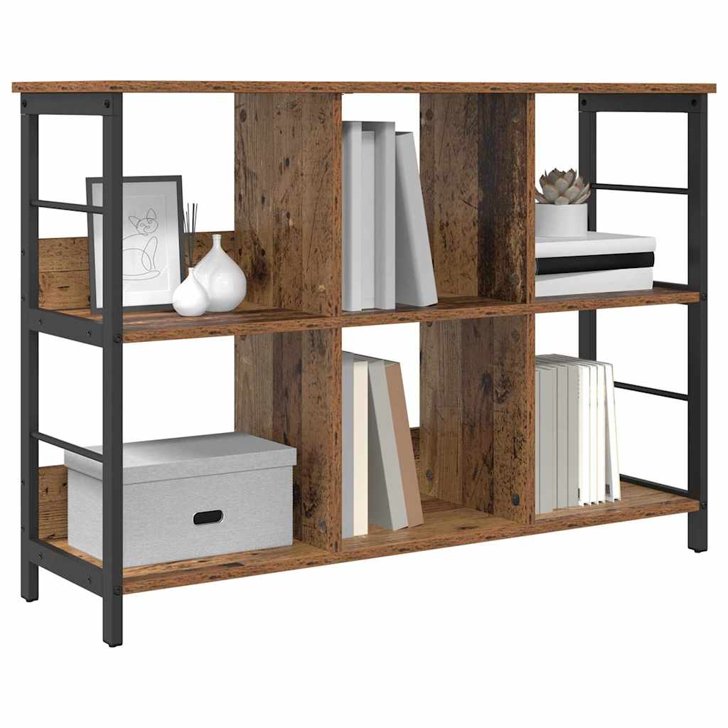 Bücherregal Altholz 102 x 32 x 72,5 cm Holzwerkstoff