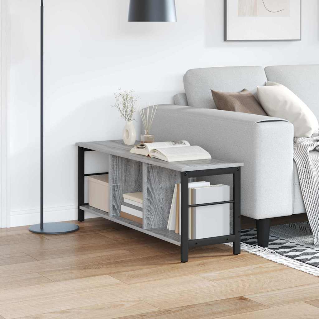 Bücherregal Graues Sonoma 102 x 32 x 40,5 cm Holzwerkstoff