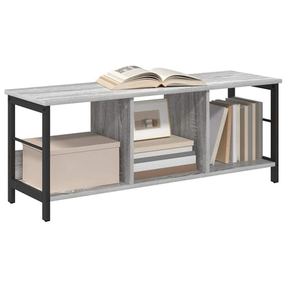 Bücherregal 3 Ebenen 102 x 32 x 40,5 cm Holzwerkstoff