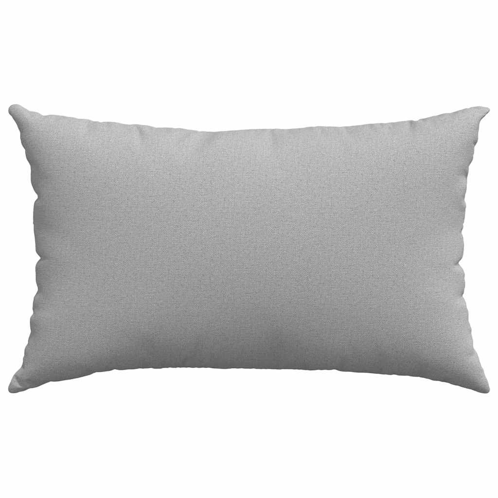 Sofakissen 2 stk. Stoff Wolkengrau 50 x 30 cm