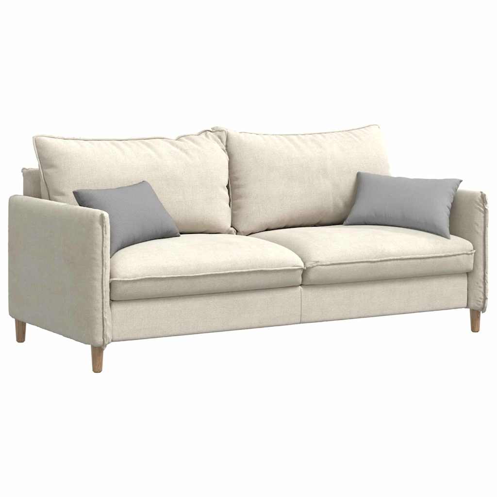 Sofakissen 2 stk. Stoff Wolkengrau 50 x 30 cm