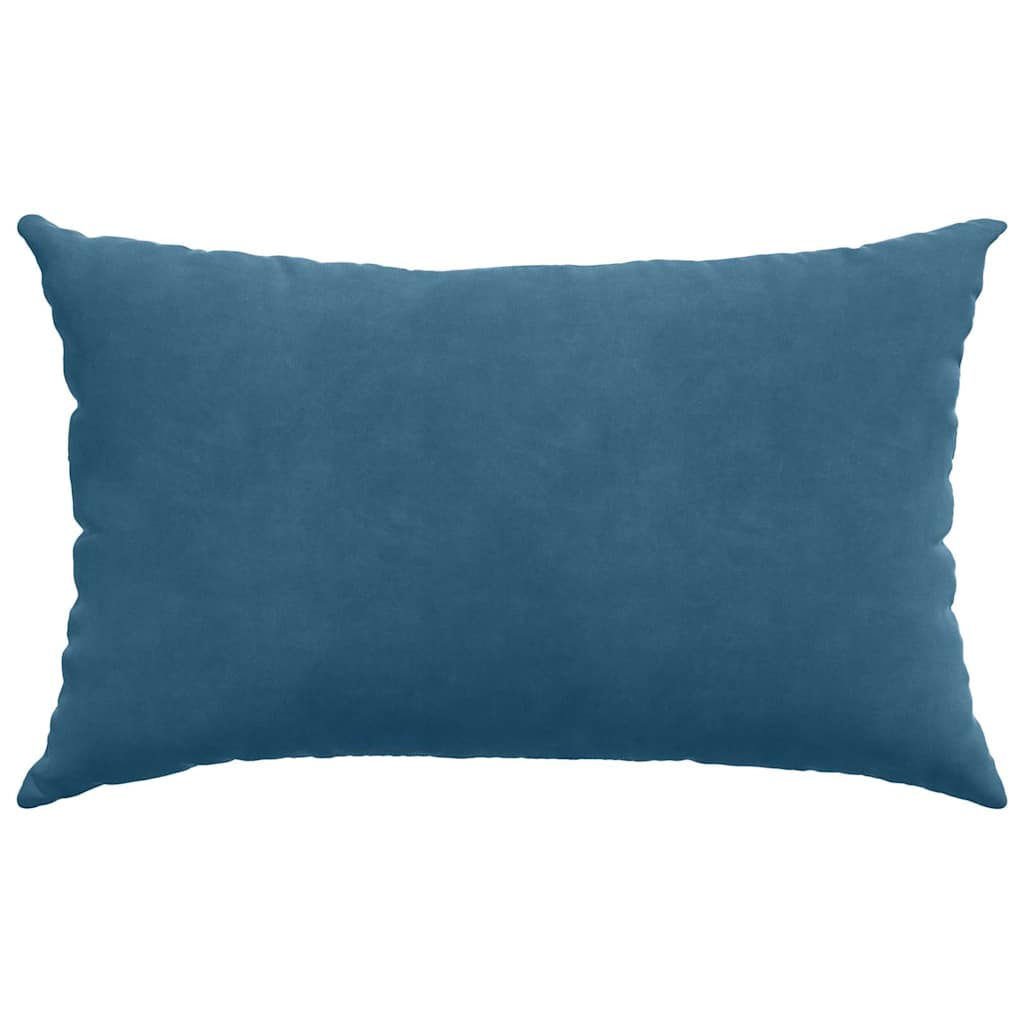 Sofakissen 2 pcs Blau 50 x 30 cm Cordstoff